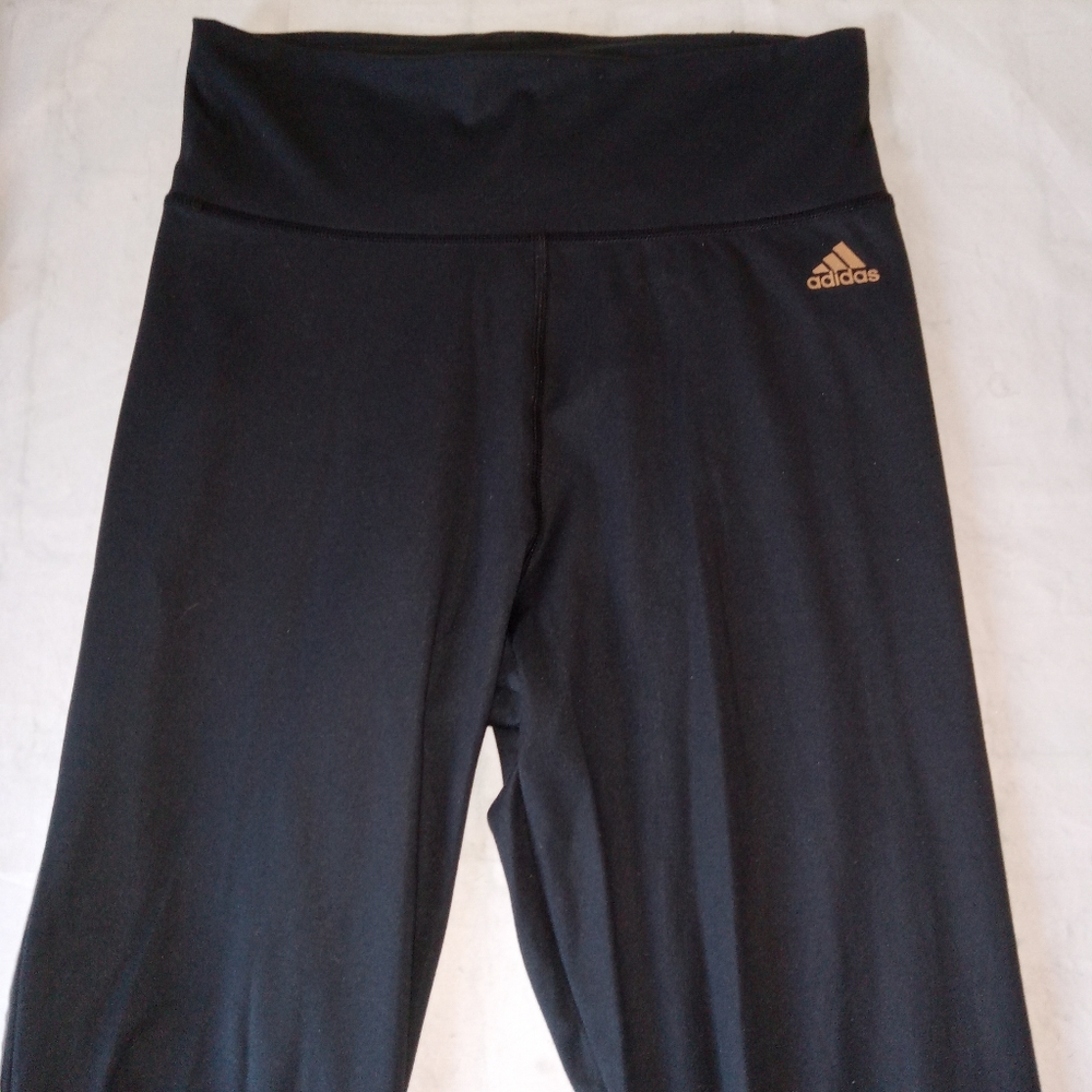 Adidas Zoe X Saldaba Black Double Knit Training Leggings Medium - Picture 4 of 12